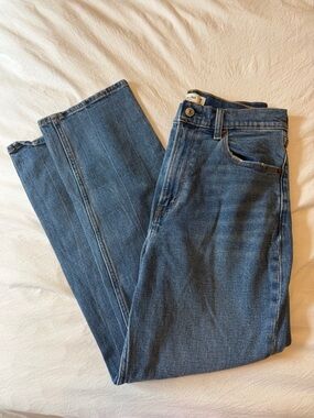 Abercrombie Straight-Leg Blue Jeans